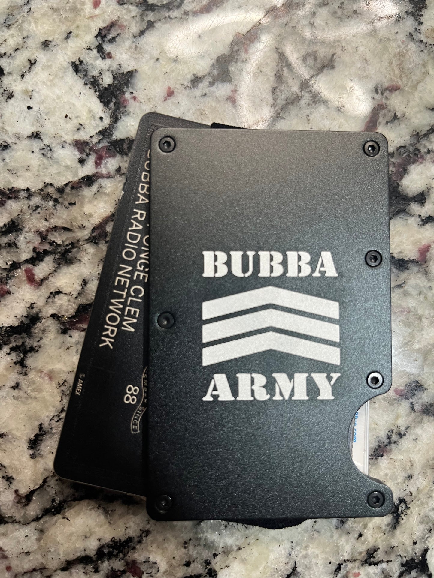 Bubba Army ® Ridge inspired RFID slim Wallet LIMITED EDITION