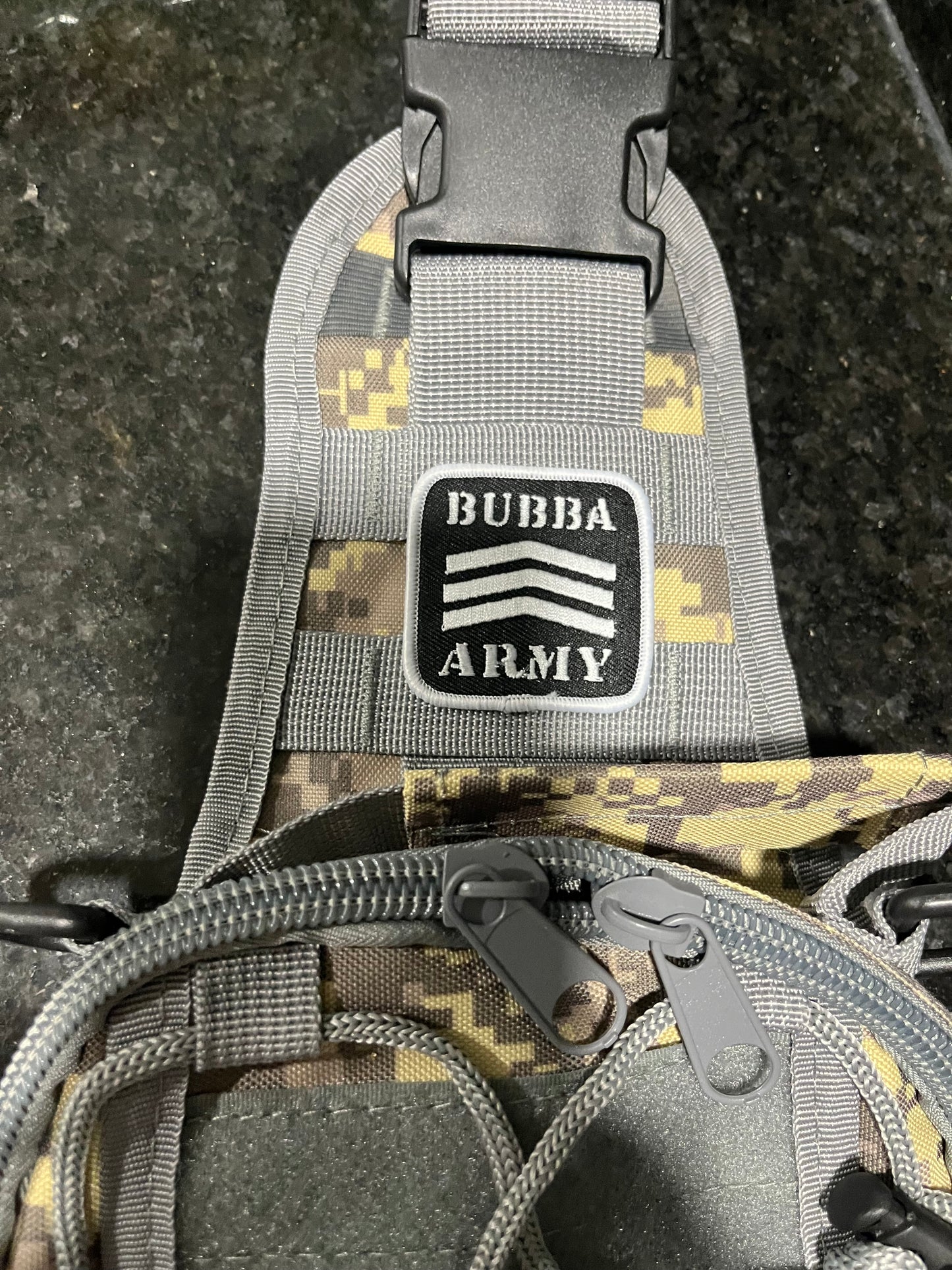 Bubba Army digital camo tactical Bag - Concealed Carry Shoulder Bag for Range, Travel, Hiking, Outdoor Sport Bag