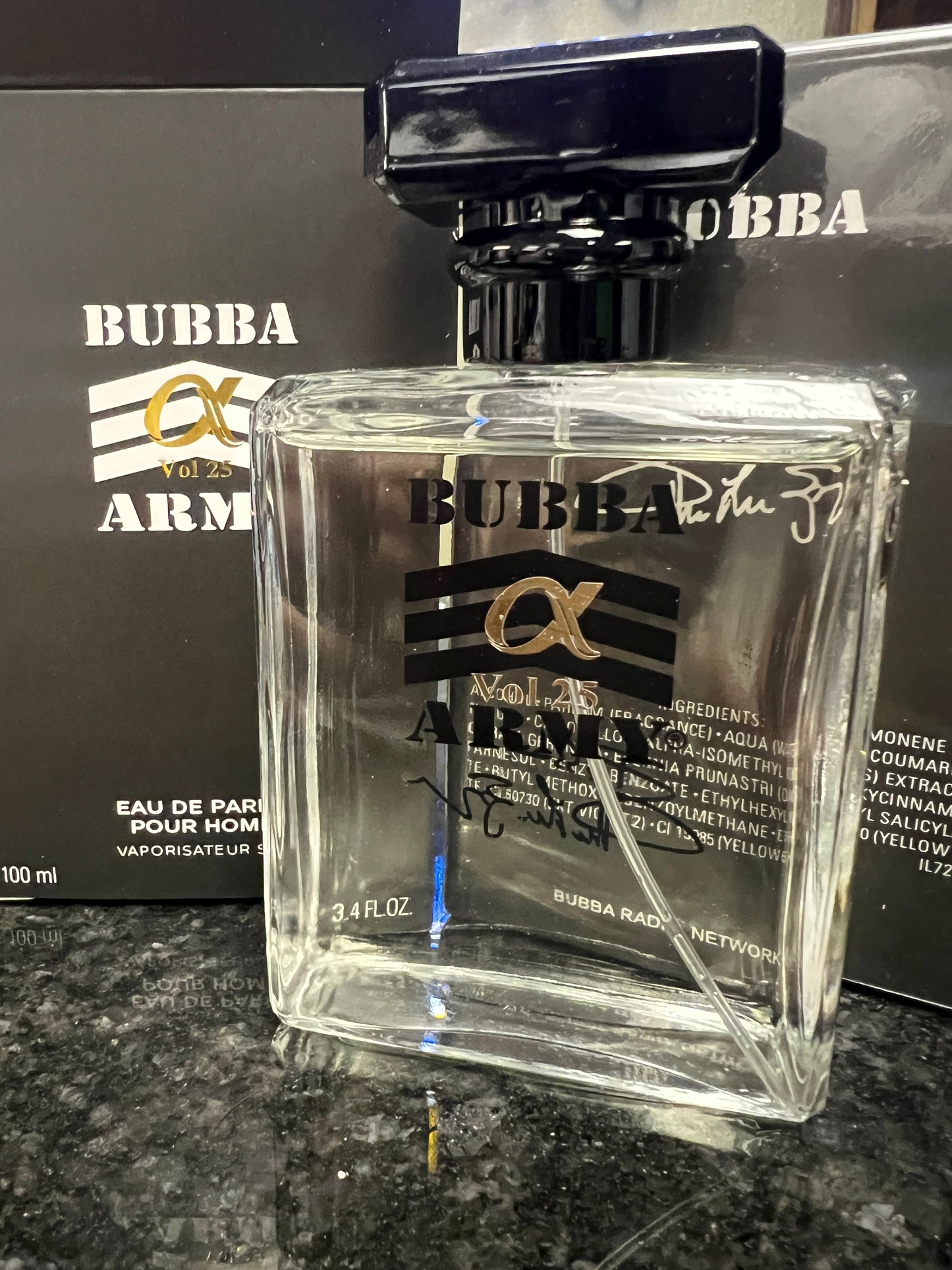 Bubba Army® ALPHA Vol 25 cologne 3.4 fl oz Eau De Parfum NEW- Get them while they last!