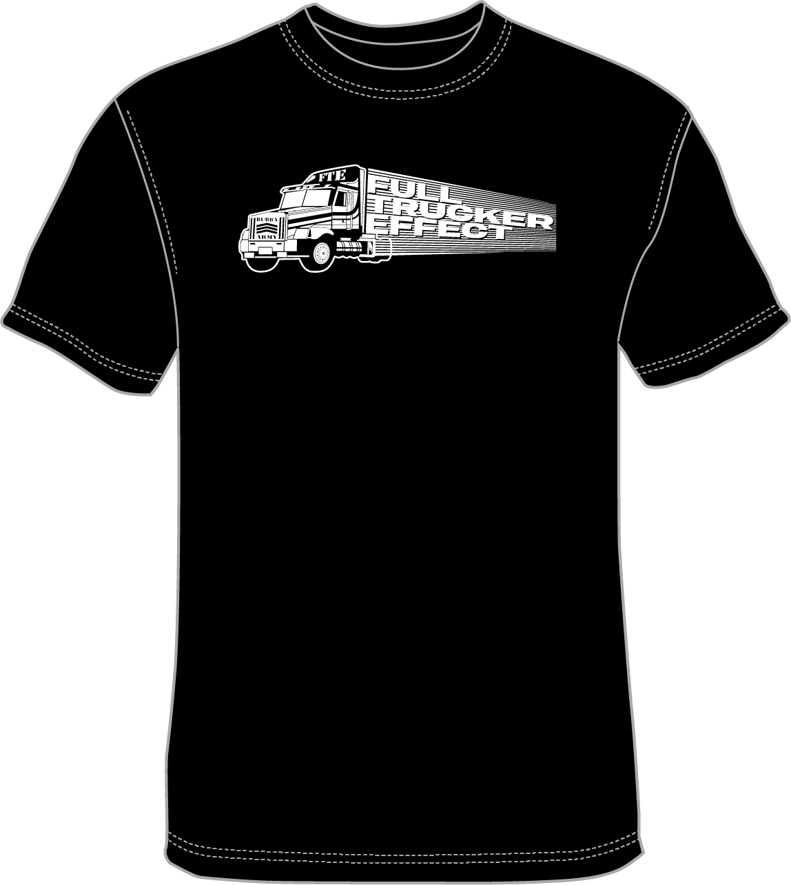 FTE Bubba Army ® Presales are once again open!!! Limited Edition FTE Full Trucker Effect Bubba Army Shirts. RETRO design