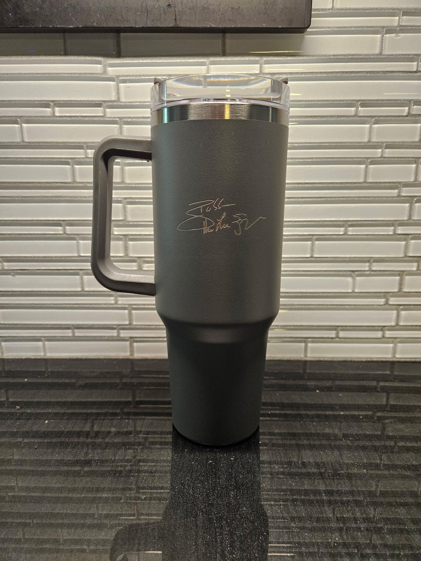 2026 Gun Metal Grey Bubba Army Tumbler 40oz Stanley Inspired