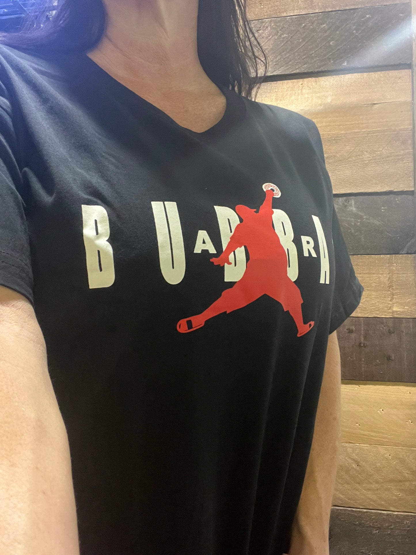 AIR BUBBA - NEW DESIGN - BUBBA ARMY BLACK / RED / WHITE T-shirts