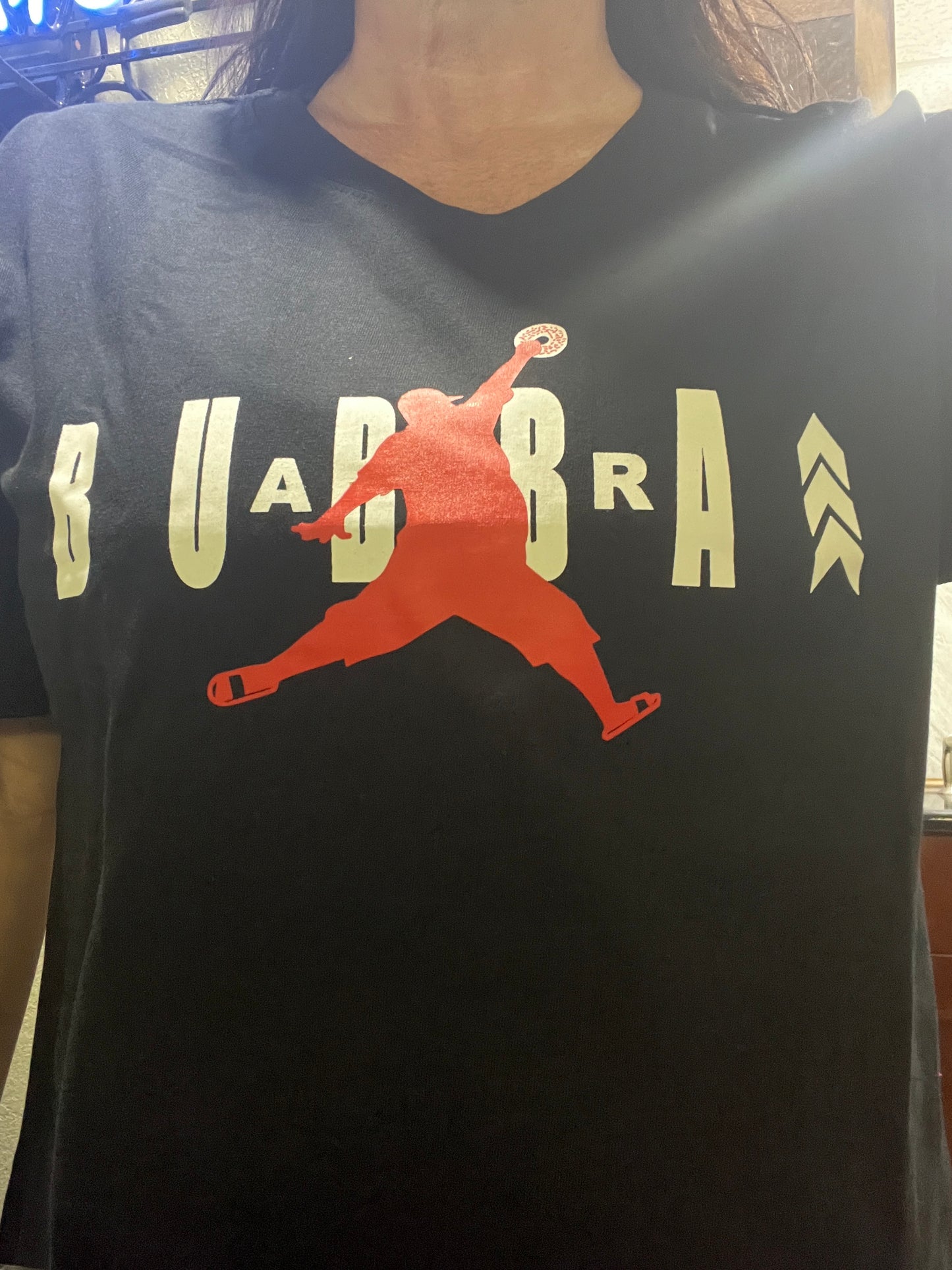 AIR BUBBA - NEW DESIGN - BUBBA ARMY BLACK / RED / WHITE T-shirts