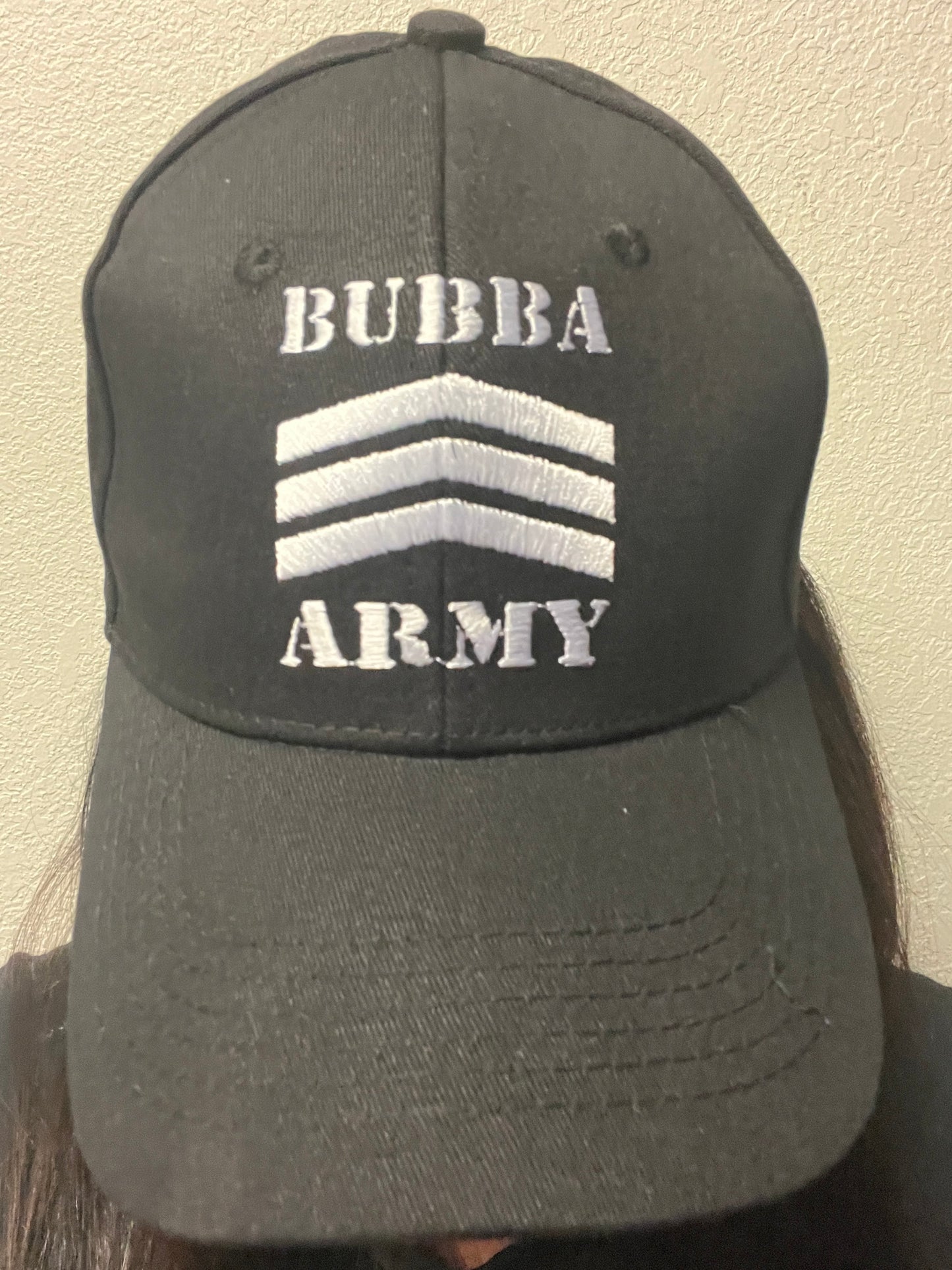 New Label Fitted Youth Large & Adult Small / Medium fitted black hats. Black and white.