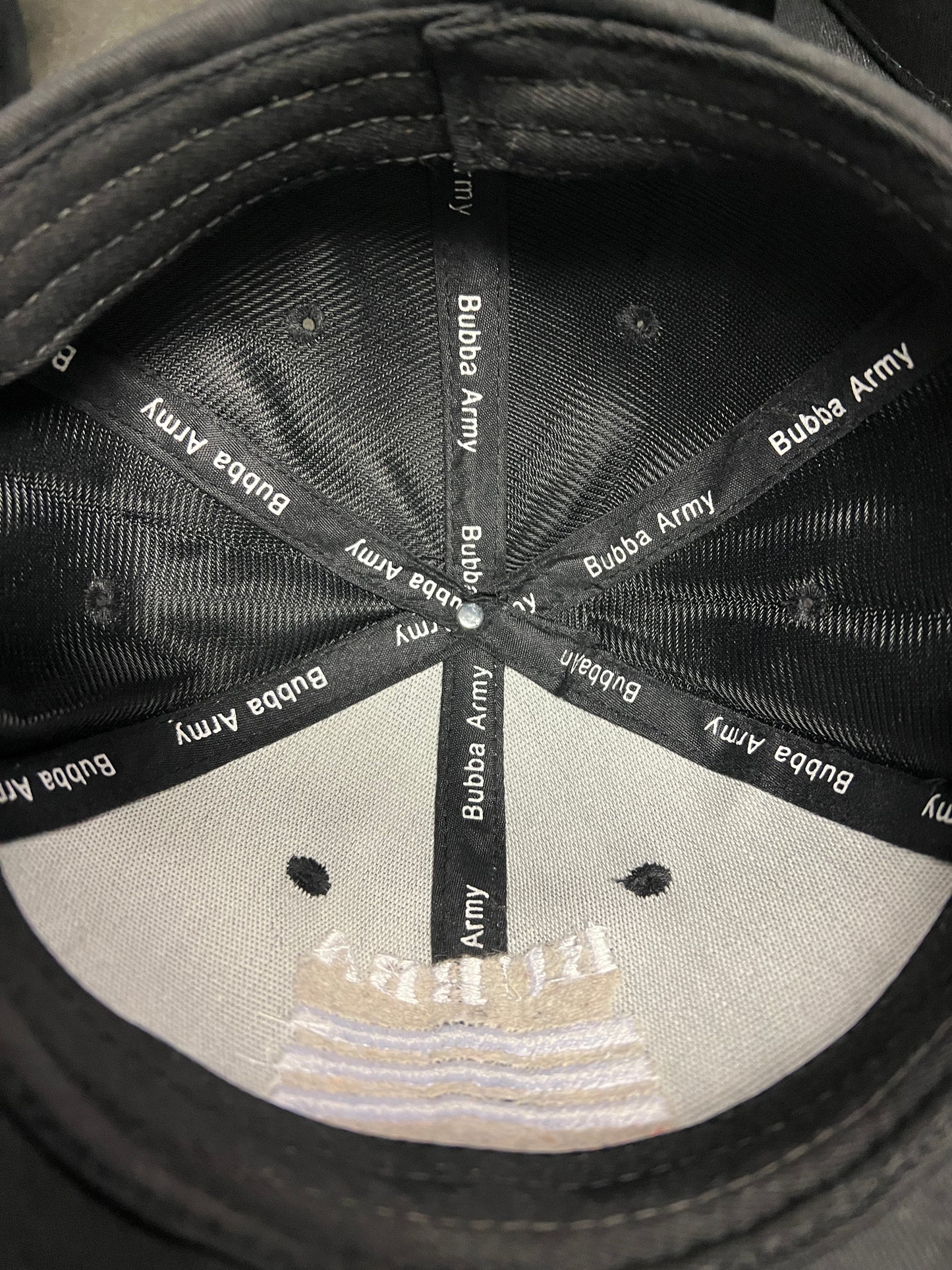 New Label Fitted Youth Large & Adult Small / Medium fitted black hats. Black and white.
