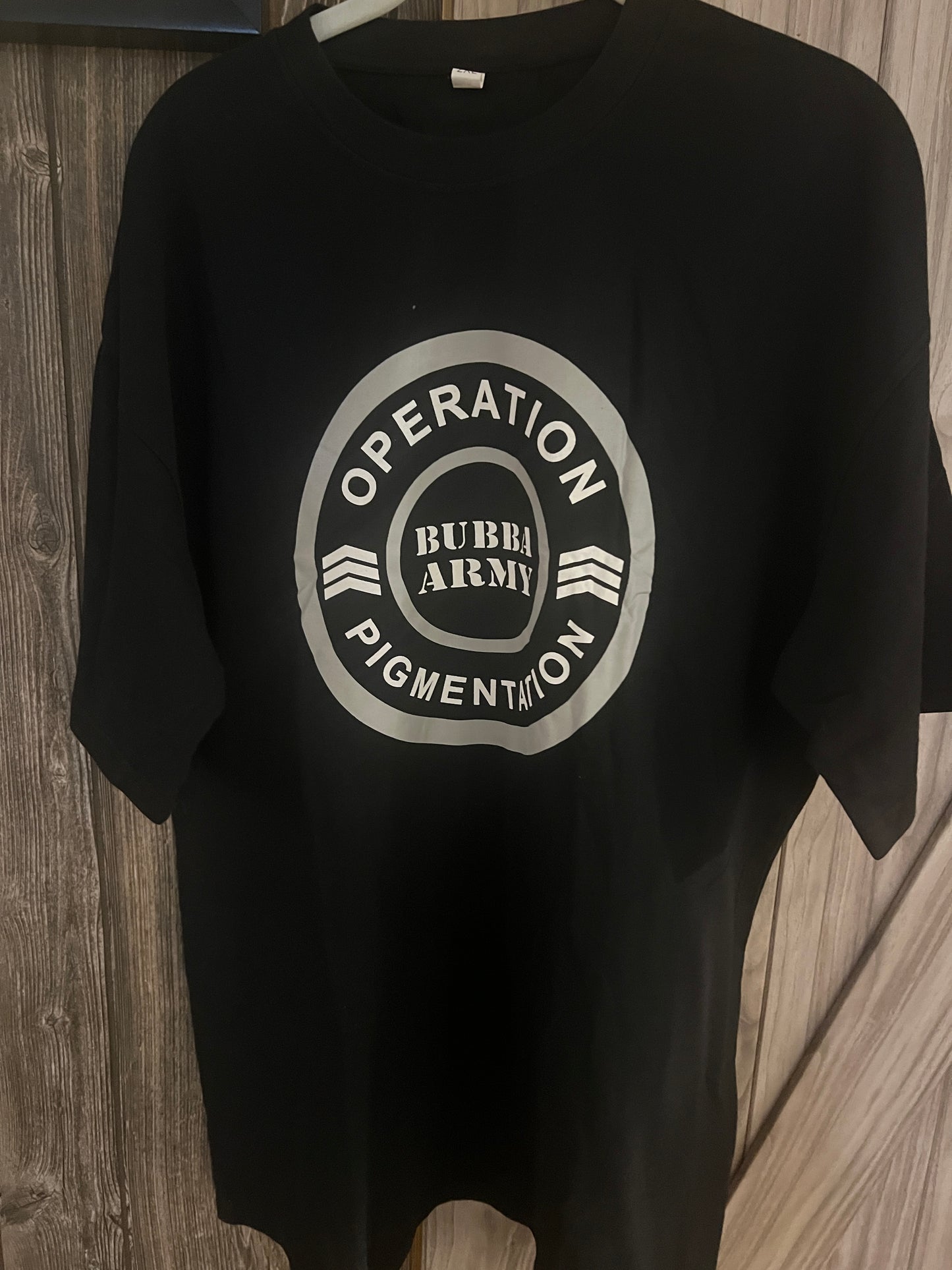 Operation Pigmentation Bubba Army shirts