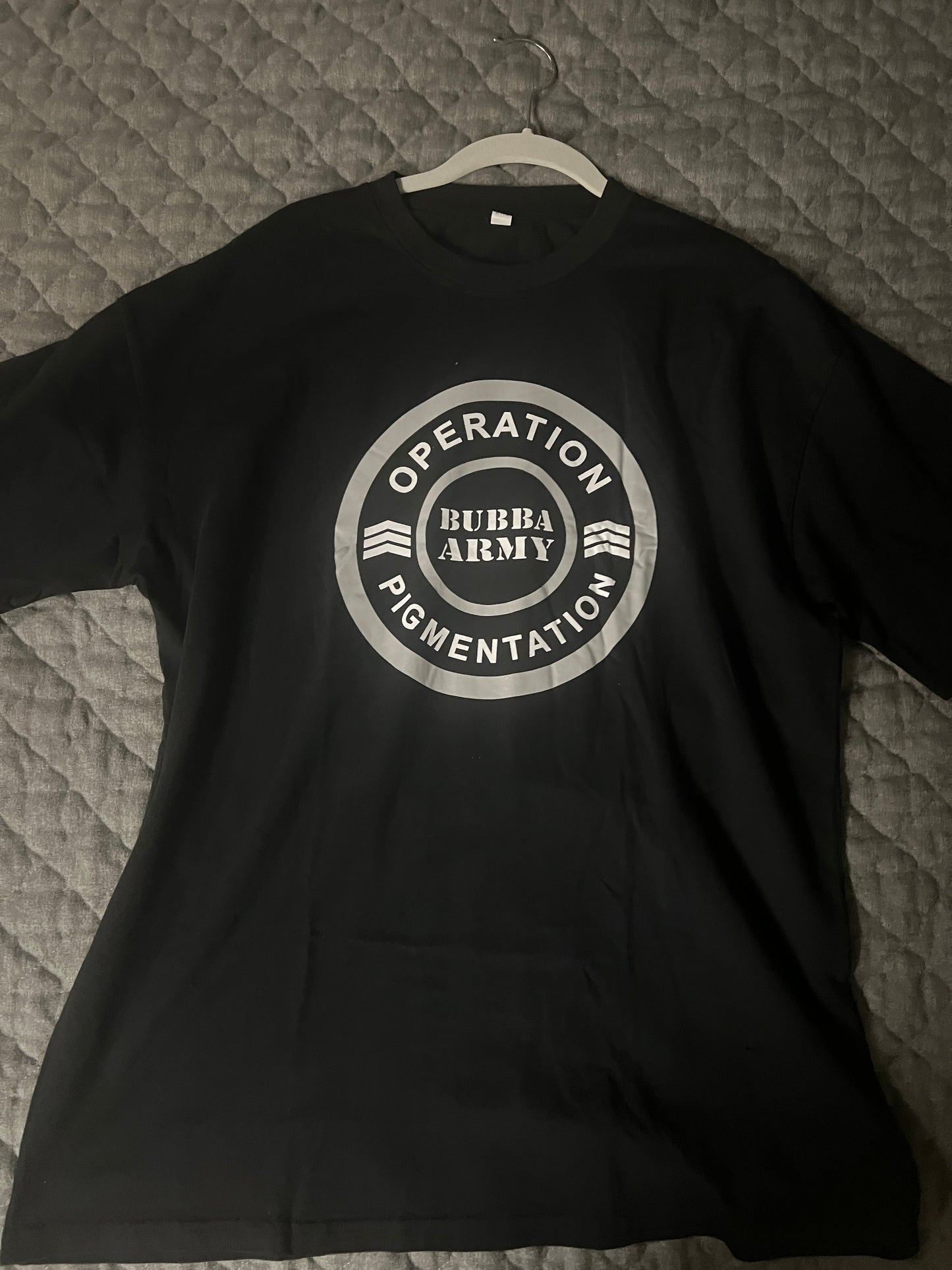 Operation Pigmentation Bubba Army shirts