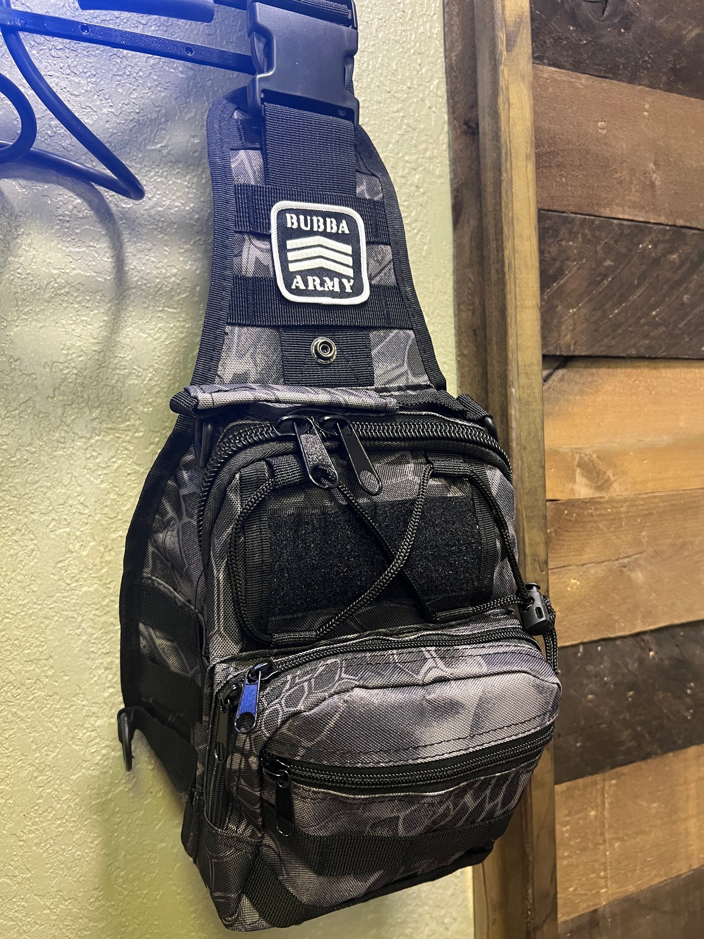 Bubba Army Black Python Tactical Bag - Concealed Carry Shoulder Bag for Range, Travel, Hiking, Outdoor Sport Bag