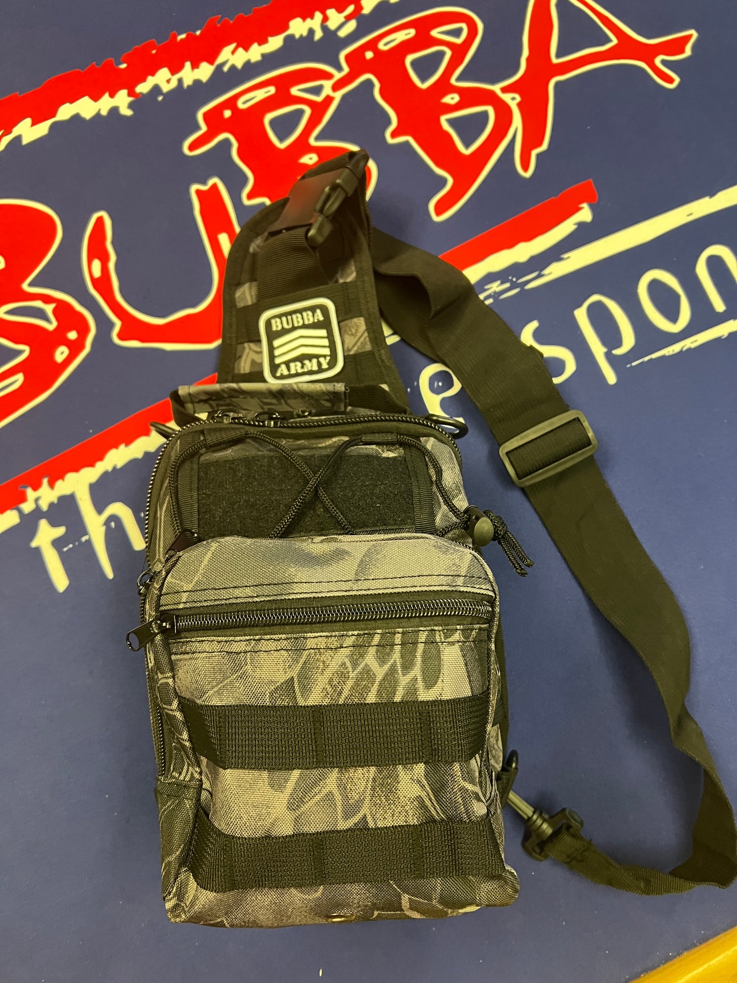 Bubba Army Black Python Tactical Bag - Concealed Carry Shoulder Bag for Range, Travel, Hiking, Outdoor Sport Bag