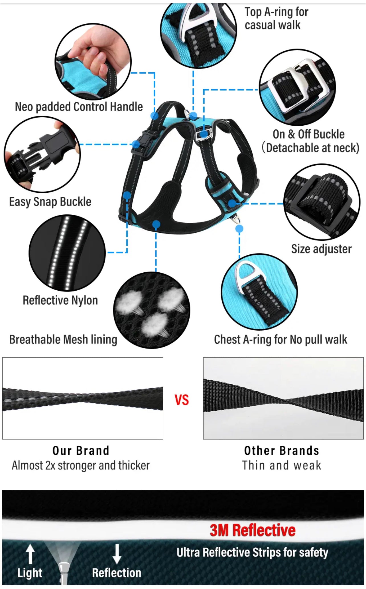 Back by popular demand! #doglife 🐾 Bubba Army Custom dog harness with logo / reflective LIMITED EDITION