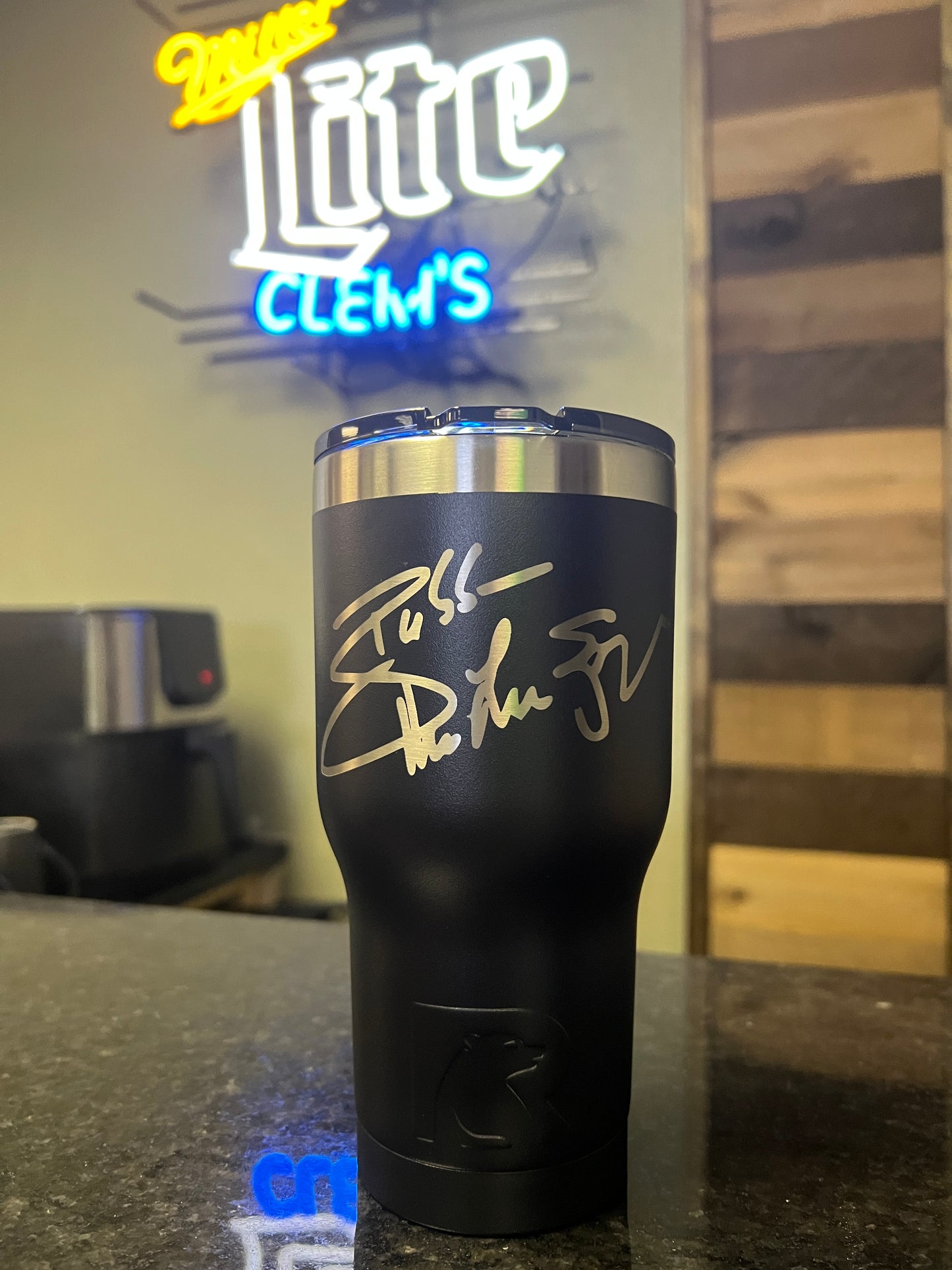 LIMITED EDITION- 20 oz RTIC BUBBA ARMY Charcoal Black tumblers BTLS signature on back