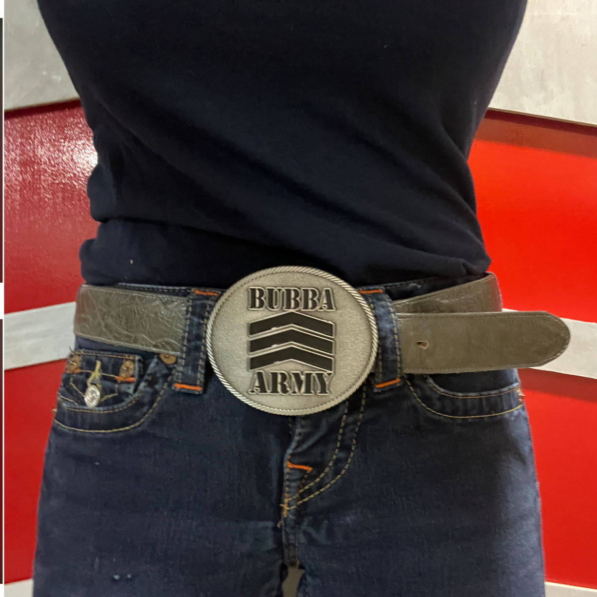 Bubba Army Custom Cowboy Belt Buckle