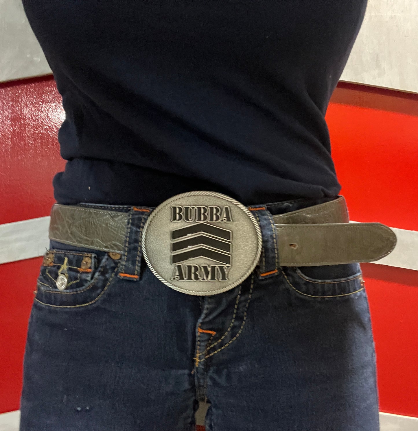 Bubba Army Custom Cowboy Belt Buckle