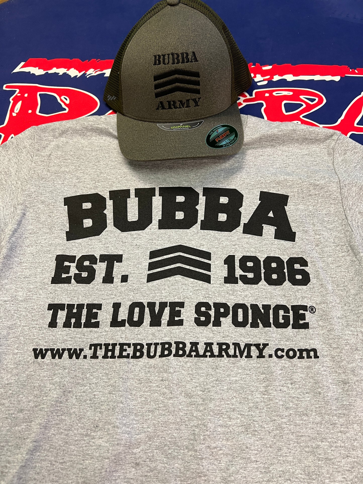 RETRO BUBBA ARMY UNIVERSITY T-shirt LIMITED EDITION Bubba the Love Sponge® EST 1986
