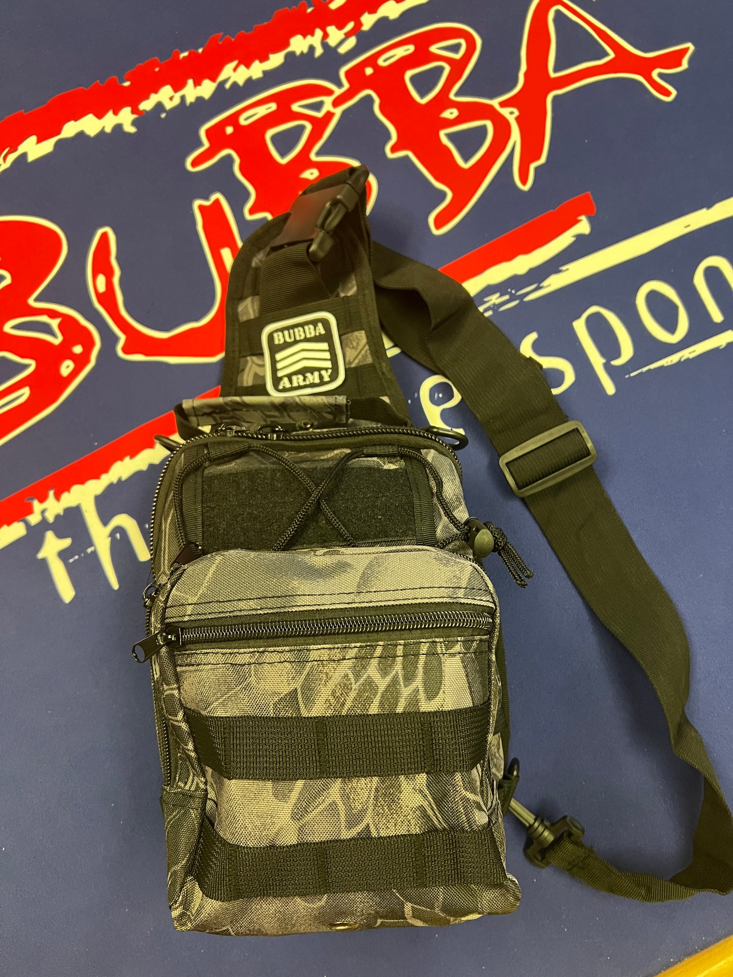 Bubba Army Black Python Tactical Bag - Concealed Carry Shoulder Bag for Range, Travel, Hiking, Outdoor Sport Bag