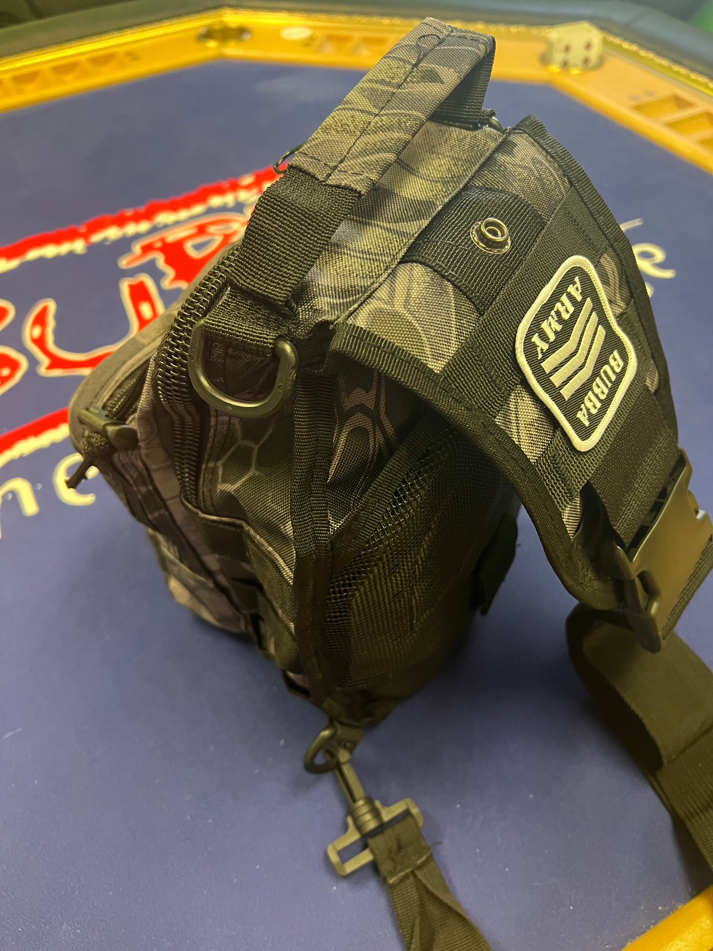 Bubba Army Black Python Tactical Bag - Concealed Carry Shoulder Bag for Range, Travel, Hiking, Outdoor Sport Bag