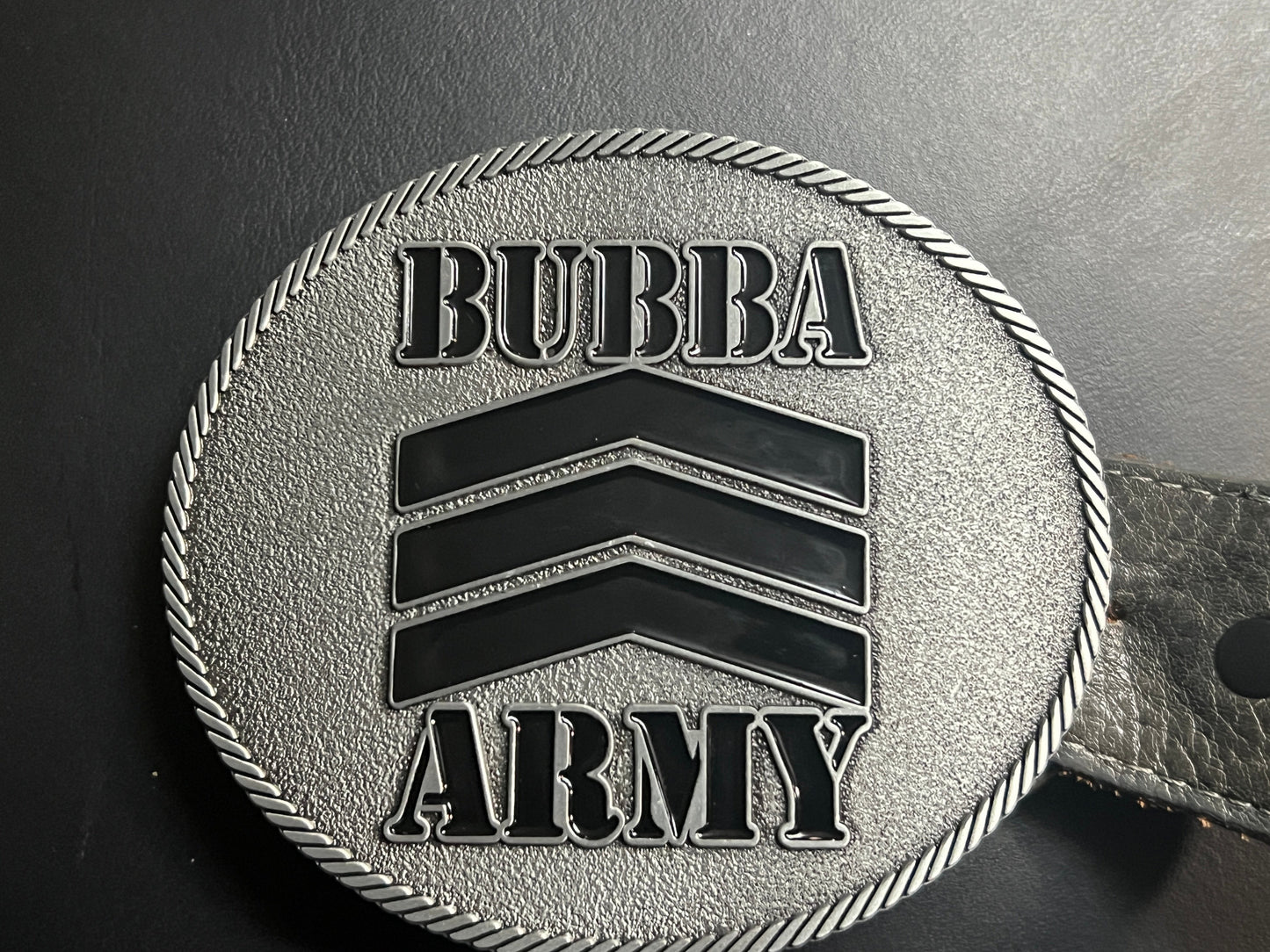 Bubba Army Custom Cowboy Belt Buckle