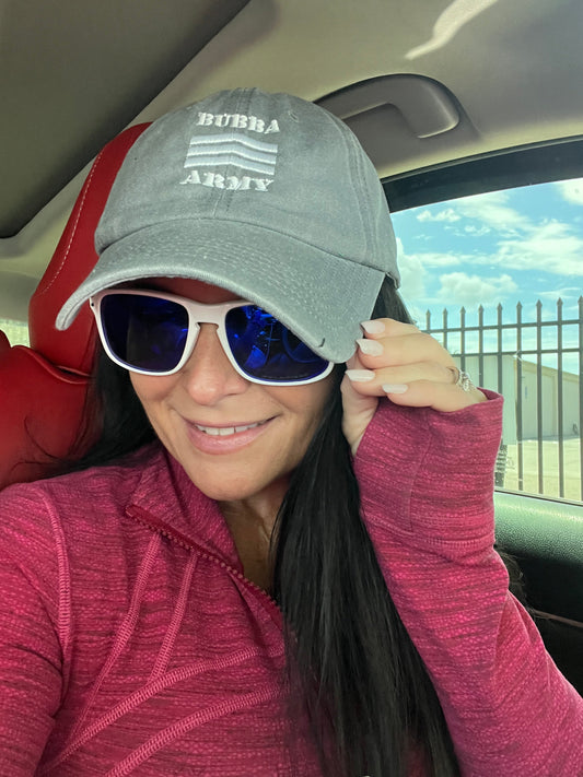 2026 Bubba Army Grey Dad Hats