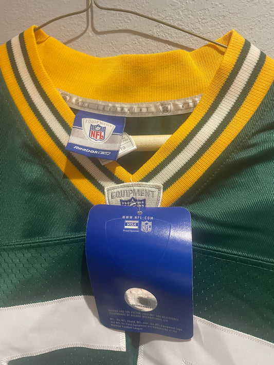 Green Bay Packers middle linebacker autographed and certified AJ Hawk jersey size XL long buy it now 249.99.