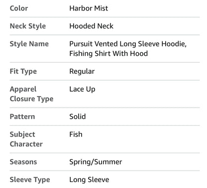 Huk Inspired Bubba Army UV fishing sun shirt hooded Grey Harbor Mist color