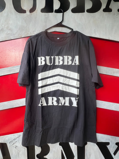 BUBBA ARMY 2026 Limited edition Charcoal Grey Short Sleeve T-shirt - Offical Authentic