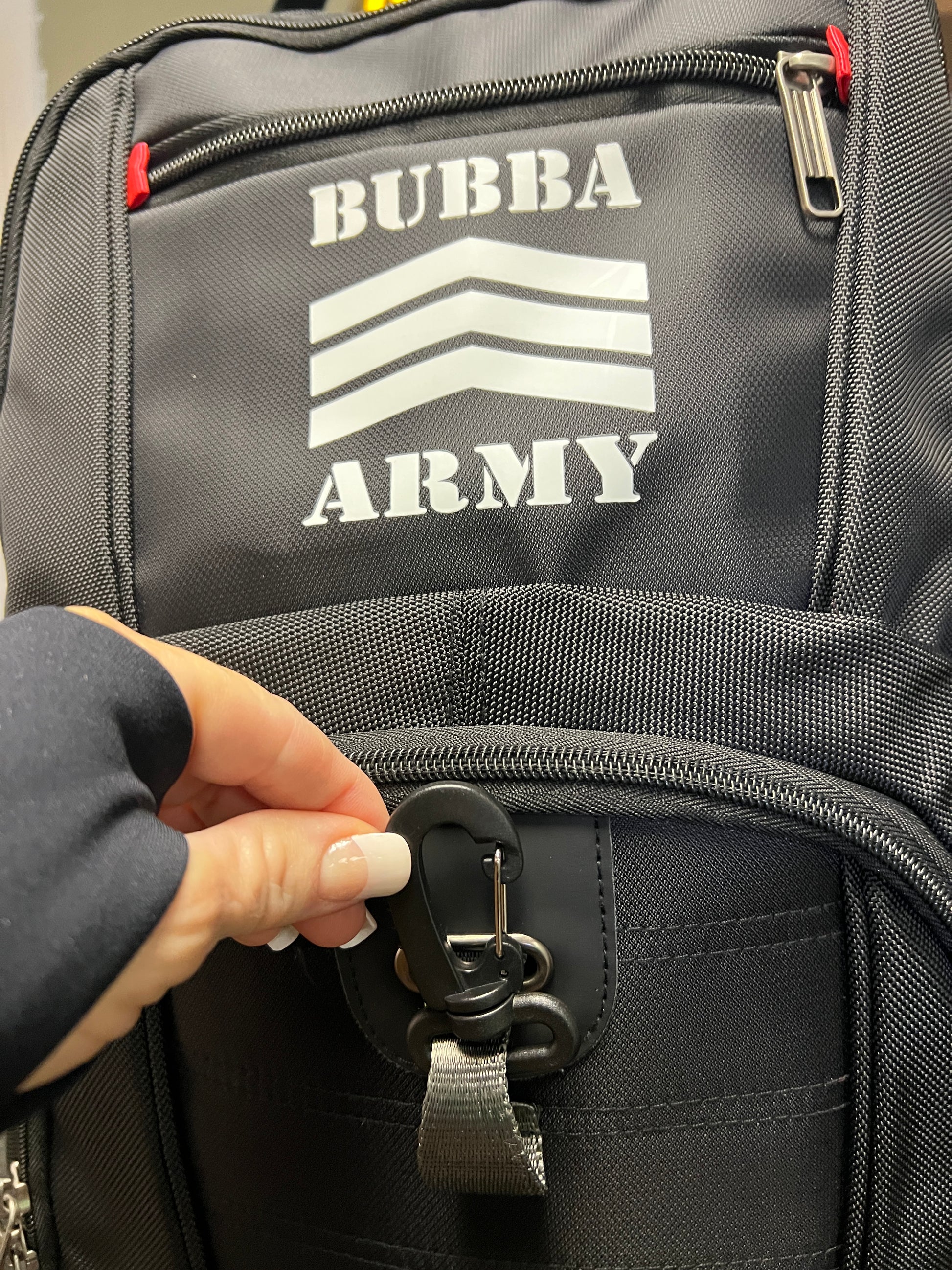 Bubba Army® Backpack Large 17” laptop capacity, USB charger, Heavy Dut – Bubba Army Merch Store Bubba Army® Backpack Large 17” laptop capacity, USB charger, Heavy Dut – Bubba Army Merch Store