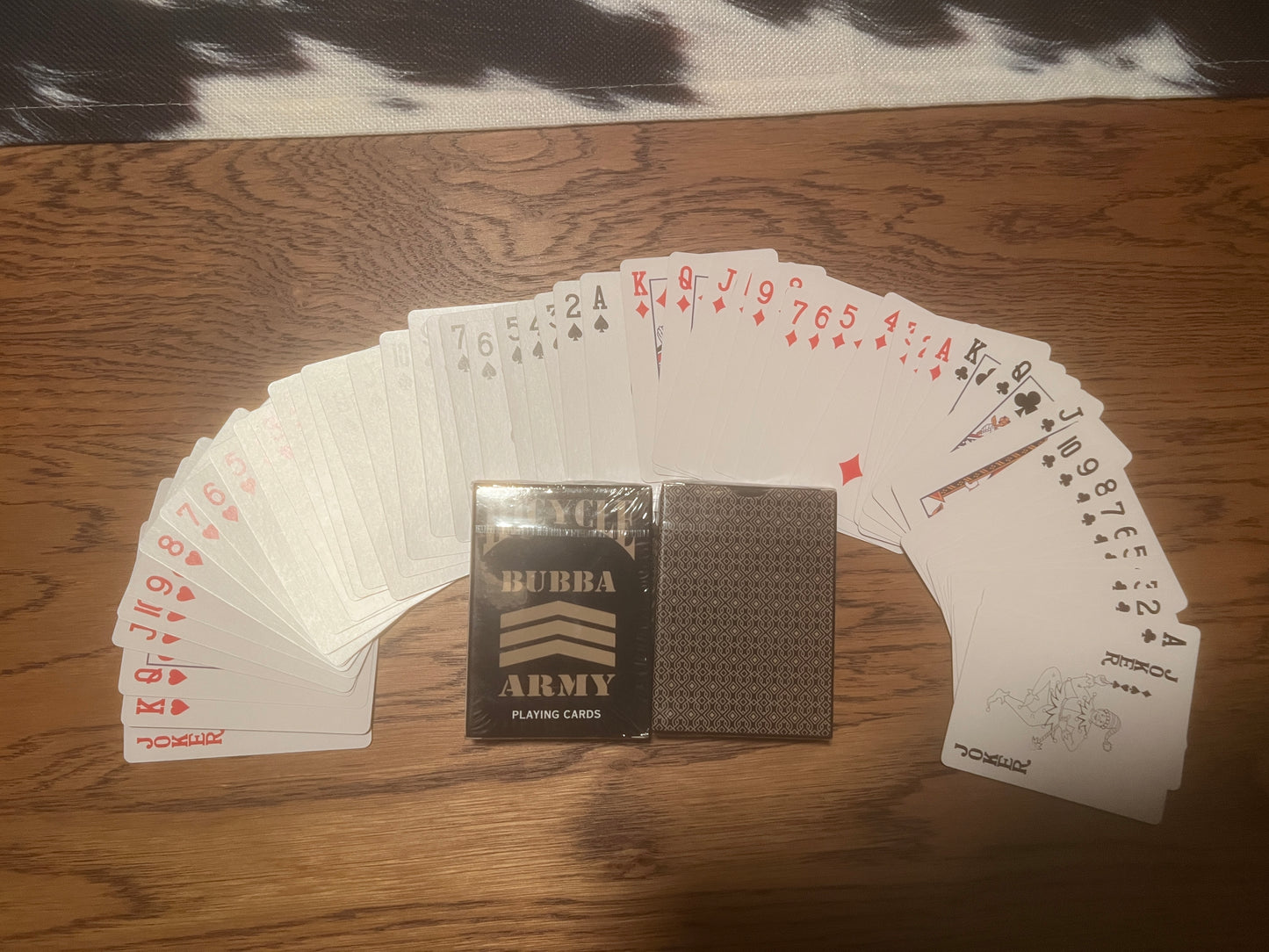 3 Pack Bundle Standard BUBBA ARMY Playing Cards, Standard Poker Size Deck of Cards, Black & Gold Classic Cards for Poker, Blackjack, Family Game Night & Card Games, Fun for All Ages
