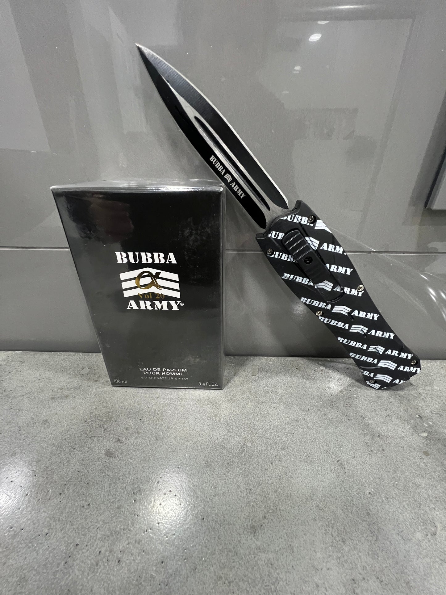 Bubba’s Bundle Special- Bubba Army Alpha Volume 26 and tactical knife for $49.95