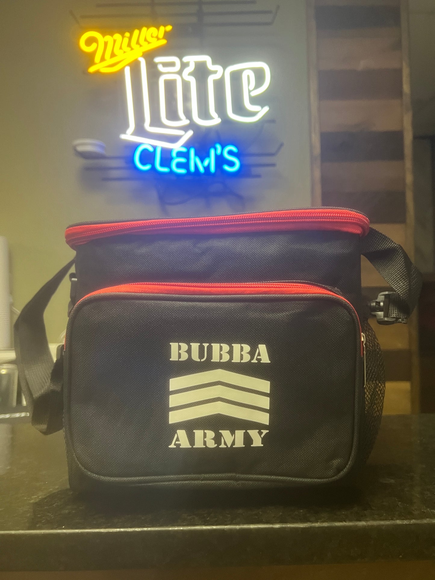 Custom Bubba Army ® Cooler Insulated lunch bag large capacity 2 zipper, 2 pouch