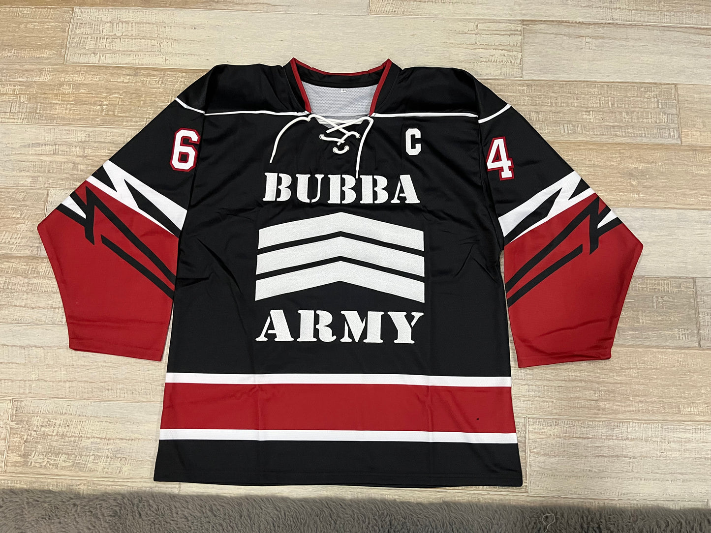 Bubba Army Hockey Jersey’s High Quality Embroidered LOGO, “C,” CLEM, and 64’s - officially in stock