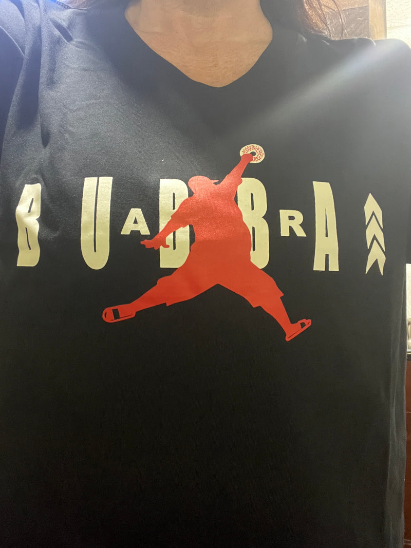 AIR BUBBA - NEW DESIGN - BUBBA ARMY BLACK / RED / WHITE T-shirts