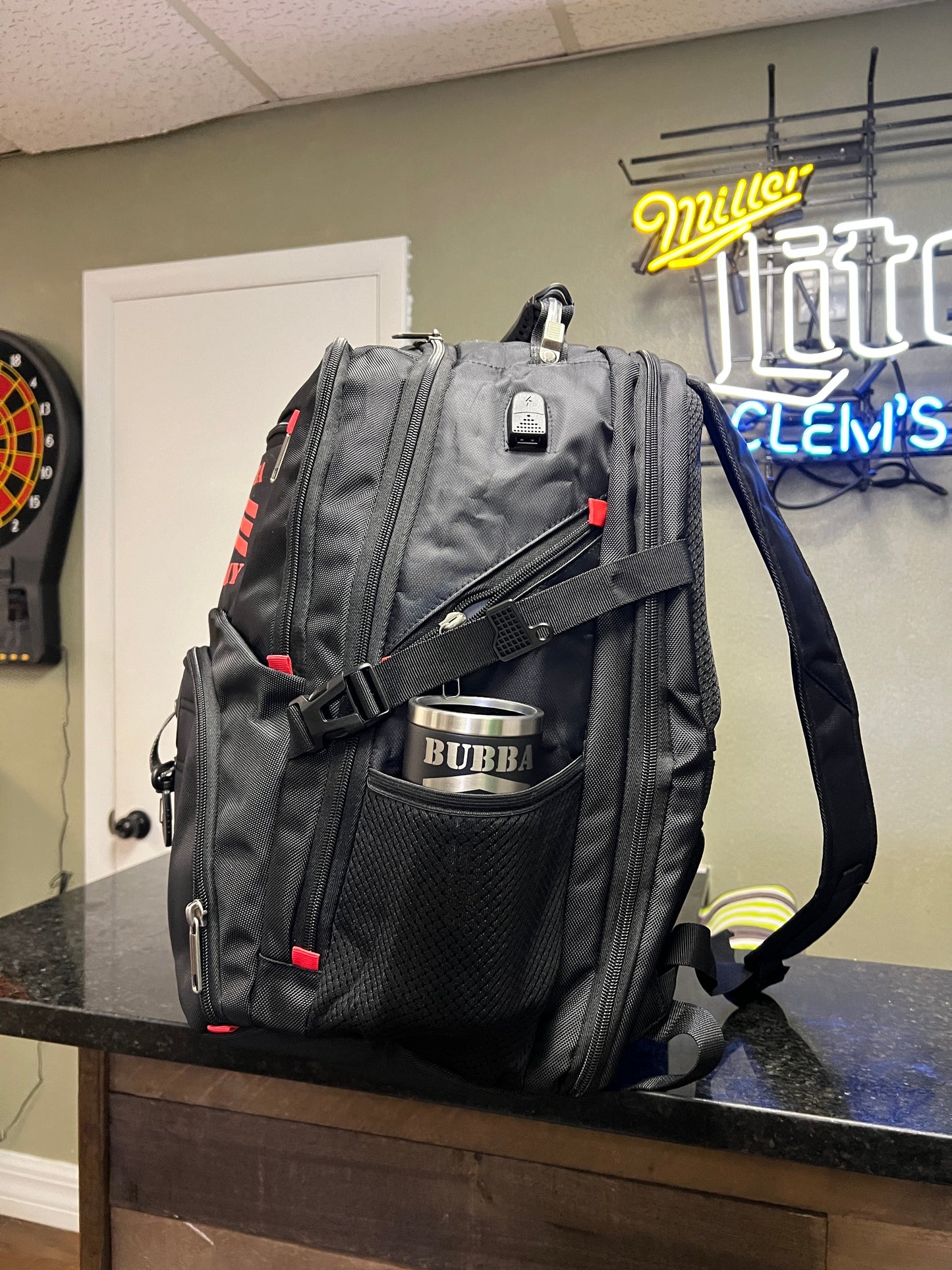 Backpack, Tumbler, Python Black Tactical Bag Bundle