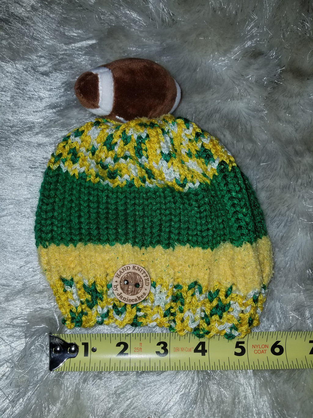 Lids Green Bay Packers Preschool Jacquard Tassel Knit Hat with Pom - Green/Gold