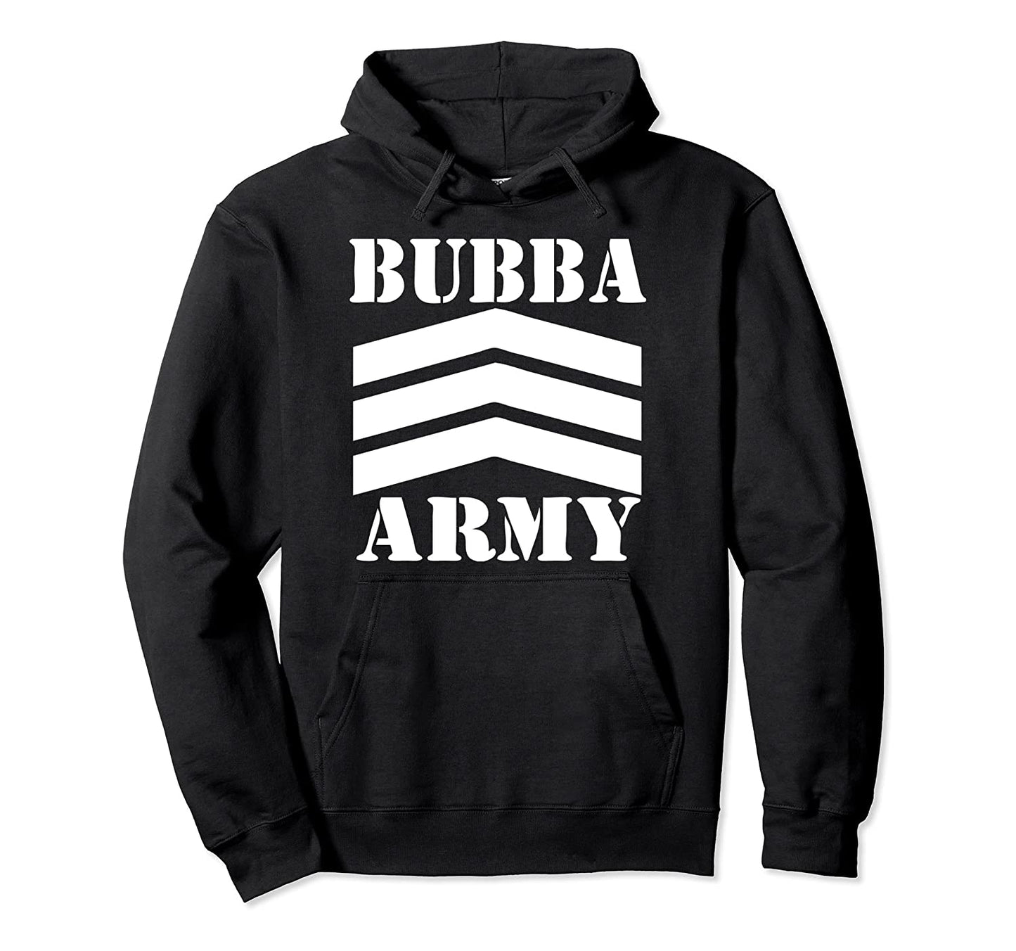New 2026 BUBBA ARMY BLACK HOODIE SWEATSHIRT - Thin lightweight cotton- Official Authentic