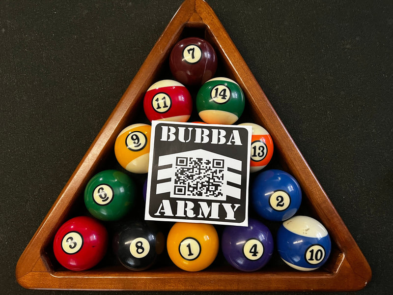 NEW QR CODE BUBBA ARMY DECAL / BUMPER STICKER - LIMITED EDITION